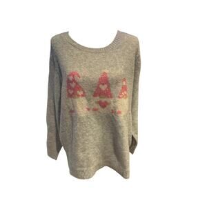 Women’s Cupcakes & Cashmere Gnome Sweater. Size 2XL